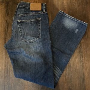 OLD NAVY Mens Low Rise Straight Medium Wash Blue Jeans Size 30 x 32